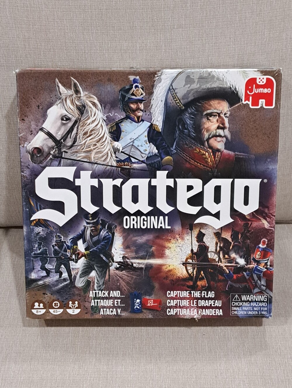 Stratego Original Game Board Jumbo 2 Players 2021- COMPLETE